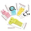 Forks 10pcs Mini Cartoon Fork Fruit Stuffick Sign Bento pranzi