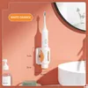 Toothbrush Holders Electric toothbrush holder wall mounted gravity sensor 2021 new creative space saving traceless bracket bathroom accessories 240426