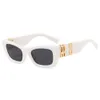Designer GLIMMSE Owalne okulary przeciwsłoneczne dla mężczyzn Kobiety luksusowe okulary Kot spolaryzowany top moda złota m rama okulary słoneczne gafas z różowym pudełkiem ffaj