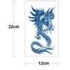 Tattoo Transfer Semi-Permanent Herbal Lasting Ink Men Waterproof Temporary Tattoo Sticker Lion Dragon Cupid Wing Flash Tatto Body Art Fake Tatoo 240427