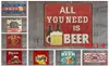 Bar Metal Tin Sign Pinturas de vinho de cerveja Vintage Craft Poster Art Sticker Iron Painting Home Restaurant Decoration Sinais de pub Wall De3552446