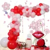 Party Decoration Valentine's Balloon Scene Wholesale Layout Day Flag Dra Latex