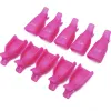 50 PCS /LOTE Removedor de unhas Polisos de gel absorvendo UV UNID DEGREASER DO PESSOLO POLISTO Ferramenta Reutiliza Unhas Mergulhe as ferramentas de manicure de clipe de tampa LL