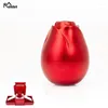 Dekorativa blommor melda Red Rose Metal Simulation Flower Bud Present Box Immortal for Love Confession Valentine's Day Wedding Deco