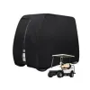 Accessori Copertina per golf cart da golf impermeabile per esterno 4 protezione per autovetture Nero