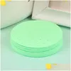 Svampar, applikatorer Bomullsmink Svampar 10st Face Cleaning Sponge Pad For Exfoliator Mask Facial Spa Mas Borttagning tjockare COMPRES OTH6J