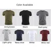 Herren Basic T -Shirt Feste Farbe kurzärmelige T -Shirts Sommer einfach lässige Fitnessstudio Muskel Crew Hals Schlanke Fit Tops T -Shirts Männliche Kleidung 240419