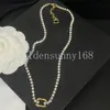 New Styles Letter Pendant Designer Necklace Brand Jewelry Luxury Necklaces Vogue Womens Crystal Pearl Trendy Personality Clavicle Chain Wedding Gift