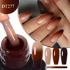 Nagellackmöte över 7 ml termisk gel nagellack ultratunna 3 lager temperaturbyte blöt av nagelkonstgellack för manikyr Y240425