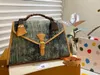 Denim di mezza età sulla borsa The Go Designer stampato da donna NF Borsa per la spetta