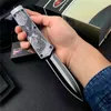 Micro Tech Condor Auto OTF Knife 3.346 "440C Stalowe ostrze cynku aluminium Aluminium Uchwyt kempingowy na zewnątrz taktyczne noża walki samobójczej BM 3300 4600 UT85 UT88 narzędzie EDC