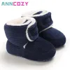 Boots 2023 Baby Newborn First Walkers baby items Fleece Bootie Winter Warm Infant Toddler Crib Shoes Classic Floor Boy shoes kid shoes