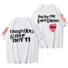 T-shirts de style Street pour les hommes Loose surdimensionné manches courtes Lucky Me Je vois des fantômes Tshirt Hip Hop Vêtements Femmes 240425