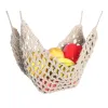 Körbe handgewebtes Makrame -Obst -Baumwollseil Netz unter Schrank Obst Gemüse Hanges Korb Küche Lagerorganisator Dekoration Dekoration