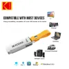 Drives Kodak USB 3.1 Flash Drive 128 GB Metal High Speed ​​Memory Stick 360 ° Rotation Pen Drive 128 GB USB Disk Rotation CLE USB 3.1