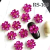 10pcs coloré de coeur fleur cristal alliage nail art rinestone Metal Manucure ACCESSOIRES DE Nail bricolage Décoration Nails charmes 240415