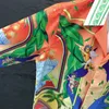 Mode hawaii blommor brev tryck strandskjortor herres designer silkes bowling skjorta avslappnade skjortor män sommar kort ärm lös klänning skjorta s-xxl #c3