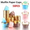 Moulds 50pcs/set Muffin Cupcake Liner Cake Wrappers DIY Cake Baking Paper Cups