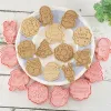 Stampi più set strumenti di decorazione di torte fai -da -te per cutte di biscotti natalizie gareon stampo stampo fai da te strumenti da forno a stampo per cucina