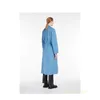 Designer Coat Women's Coat Luxury Brand Coat Cashmere Coat Wool Blend Travel Laid-back Relaxation Urban Beauty Fashion Trend MAXMARA Trumpet Wool Coat Sky Blue