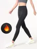 Active Pants Fleece Lined Leggings High Waisted Thermal Winter Yoga Pant For Women Workout
