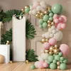 Decorazione per feste decorazioni kit ghirlanda rosa decorazioni di sabbia verde baby shower metallic oro da sposa ragazza