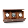 Embers 2024 Watch Roll Pu Leather 1 Slot 2 Slots 3 Board Brown Box Box Luxury Sophistication Fashion 240415