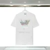 カサブランカ23春/夏新しいファンタジーゲートスターリーキャッスルカサのレター半袖カップルTシャツYHNR