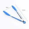 Silicone Food Tong en acier inoxydable Cuisine Tongs Silicone Clip Clip Clip Clip BBQ Salad Tools Grill Kitchen Accessoires