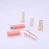 Botellas de almacenamiento 3 PCS redondeando el tubo de lápiz labial de oro mete rociado con mata mete