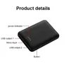 Mobiltelefon Power Banks Portable Mini Power Bank 6000/10000MAH Mini Power Bank USB Charger 240424