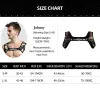 Shirts Jockmail Men's Fiess Neoprene Harness Sports Shoulder Straps Muscle Exercise Protective Gear Support Sexy Tank Top Gay Wear