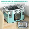 E4CD Cat Carriers Crates Hus Portable Pet Pen Pen Foldble Sports Game Tent 240426