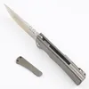 Cuchillo plegable CK de gama alta M390 Punto de caída de satén cuchilla TC4 ALEAY ALEAY ALEA