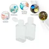 Lagringsflaskor 120 st 2 oz 60 ml Clear Refillable Flip Top Pet Plastic Container