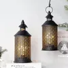 Table Lamps 2Pcs Black Lamp Vintage Bedside Cordless Chandelier Outdoor For Bedroom Living Room Wedding Party