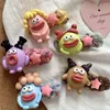 Hair Accessories Star Cartoon Doll Duckbill Clip Elegant Plush Knitted Ugly Hairpin Colorful Barrettes Funny Daily