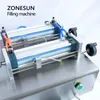 Zonenun ZS-GY2 Doppelköpfe Paste Flüssigkeitsfüllmaschine Verpackungsmaschine Pneumatische Flaschenfüller für Ölcreme Honiggetränksaft