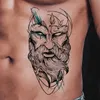 Передача татуировки Водопроницаемая временная татуировка наклейка льва, обладающая мечом, воин, роботизированная рука, фальшивая татуировка, вспышка тату