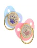 PICIFERS Crown Rhinestones Bling Gold Gold Pacifier Baby Dummy Lollipop Chupeta6476315