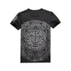 Summer Men's Clothing Trendy T-shirt and Handsome Youth Half Sleeved Bottom Shirt men tshirts fashions