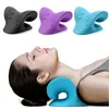 Neck Shoulder Stretcher Relaxer Cervical Chiropractic Traction Device Pillow for Pain Relief Spine Alignment Gift 240416