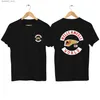 Men's T-Shirts 2024 Summer Mens Wear New Pure Cotton T-shirt Leisure German Motorcycle Club Nomad Hell Angel Large Comfortable Top Street Q240426