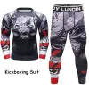 Boks erkek spor mma rashguard jiu jitsu formaları+pantolon fitness t shirt ucf bjj boks seti spor salonu dökün