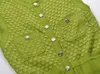 416 XXL 2024 Milan Runway Dress SPring Summer Sleeveless Green Sequins Crew Neck Womens Dress Fashion High quality YL