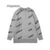 Pull à capuche Balencgs Designer Femmes pulls réels # Fashion Brand Pullover imprimé Letter Women's Women's Loose Wear New Sty EVVB