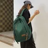 Ryggsäck Fashion Women Canvas Leisure Mochila Lovers Travel Bag Teen Bookbag For Girls Boys High School Rucksack Solid