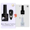 Vernis à ongles Lilycute 7 ml Black Cat Cat gel magnétique vernis à ongles Crystal ongles magnétiques Polon semi-permanent gel UV Pas besoin de couleur de base y240425