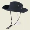 Wide Brim Hats Bucket Hats Mens and womens outdoor fisherman hats for quick drying fishing climbing and hiking sun protection caps in spring and summer 240424