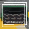 GO Yard Kartı Tutucu Tasarımcı Çanta Deri Deri Cüzdanlar Mini Cüzdanlar Renk Orijinal Deri Kart Tutucu Para Çantası Erkek ve Kadınlar Cüzdan Kartı Tutucu Anahtar Yüzük Kutu 189